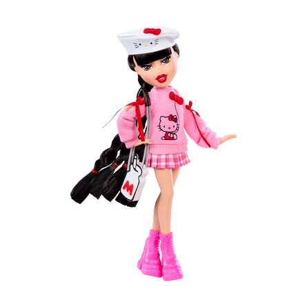 Κούκλα MGA Bratz: Hello Kitty Bratz Doll - Jade (595670)