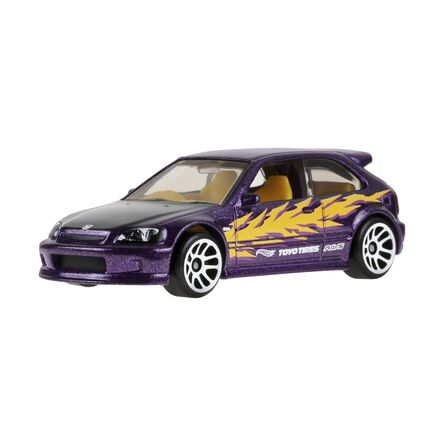 Mattel Hot Wheels Silver Series: Compact Kings - '99 Honda Civic Type R (EK9) Vehicle (JKX57)