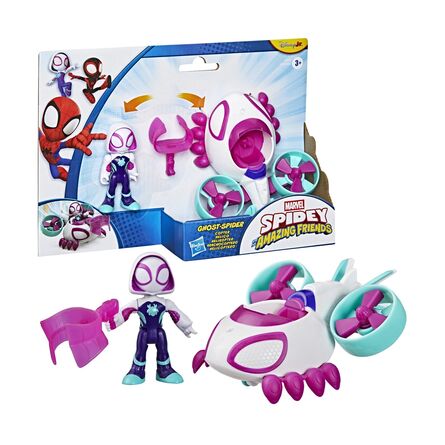 Φιγούρα Δράσης Hasbro Disney Jr Marvel: Spidey And His Amazing Friends - Ghost-Spider Copter Vehicle (G2459)