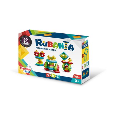 Εκπαιδευτικό Παιχνίδι K-Toyz Επιτραπέζιο: Rubanta - Pythagoras Blocks (Greek & English Language) (ASK-04)