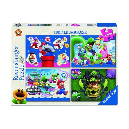 Παζλ Ravensburger Puzzle: Super Mario 4x100  Κομμάτια (12004321)