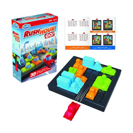 Επιτραπέζιο Παιχνίδι Ravensburger ThinkFun: Παιχνίδι Λογικής - Rush Hour Go! (76680)