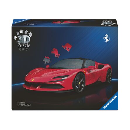 Παζλ Ravensburger 3D Puzzle: Iconics - Ferrari SF90 Stradale 108 Κομμάτια (12008041)