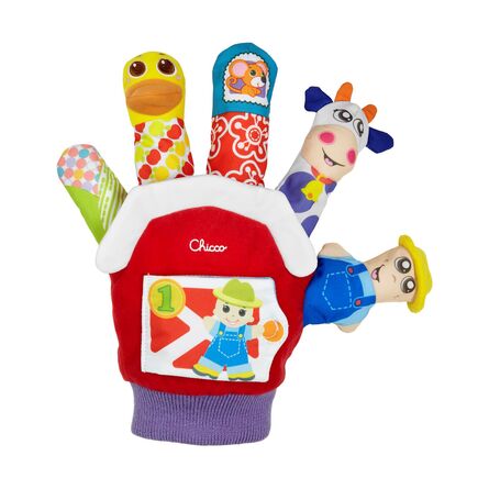 Βρεφικό Παιχνίδι Chicco Baby Senses: Farmyard Finger Puppet (Y03-07651-00)