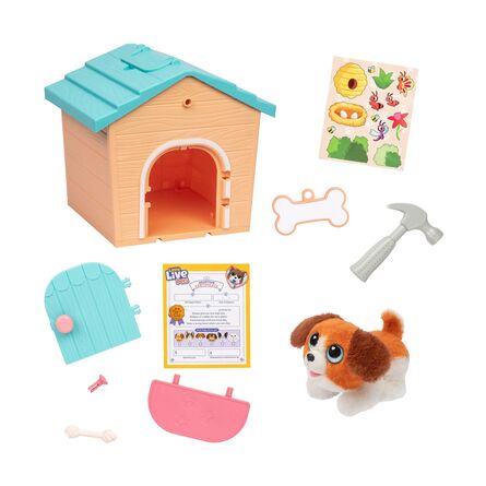 Λούτρινο Giochi Preziosi Little Live Pets: My Puppy's Home Minis - Blue Color Dog House (26616)