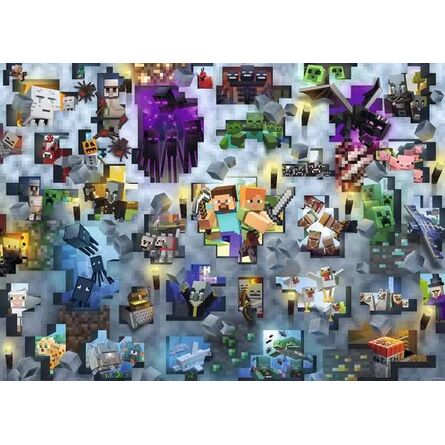 Παζλ Ravensburger Puzzle: Minecraft Challenge (1000pcs) (12000422)