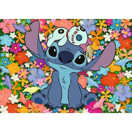 Παζλ Ravensburger Puzzle Disney: Stitch - Stitch and Scrump (1000pcs) (12001264)