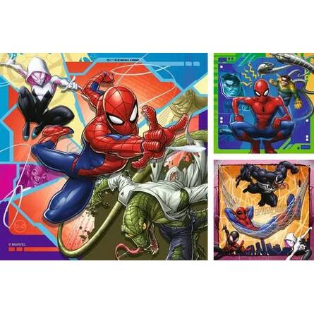 Παζλ Ravensburger: Marvel Spiderman - Puzzle (3x49pcs) (12004115)