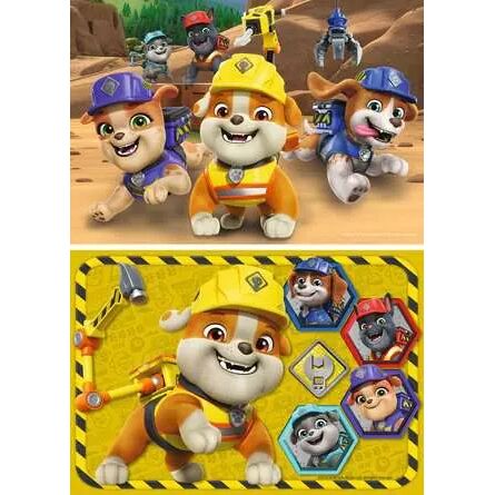 Παζλ Ravensburger Puzzle: Rubble &amp; Crew - Team in Action (2x12pcs) (12004167)