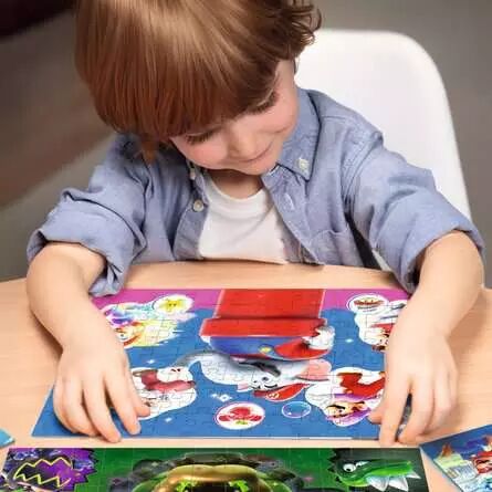 Παζλ Ravensburger Puzzle: Super Mario 4x100  Κομμάτια (12004321)