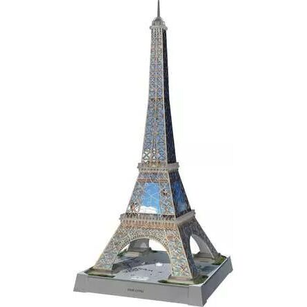 Παζλ Ravensburger 3D Puzzle: 3D Iconics - Eiffel Tower Night Edition (216pcs)
