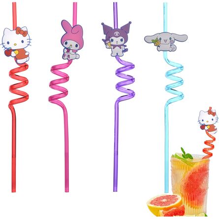 Καλαμάκια Σετ Hello Kitty Set Of 4 Straws