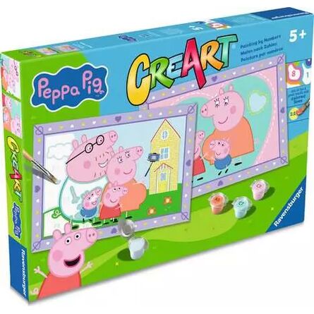 Παιχνίδι Ζωγραφικής Ravensburger: Creart Jr - Peppa Pig (12023054)