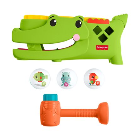 Βρεφικό Παιχνίδι Fisher Price: Sit & Tap Rolligator (JLB94)