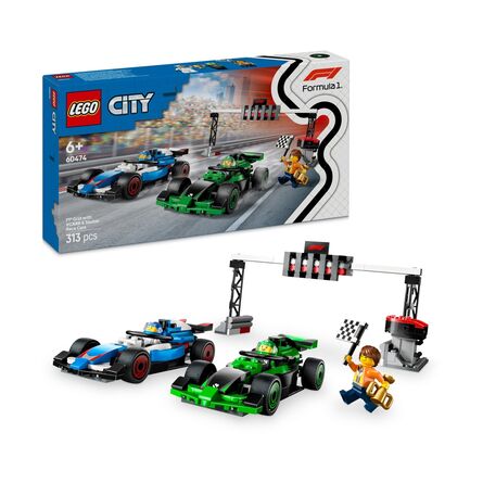 LEGO® City: F1 Grid With Vcarb &amp; Sauber Race Cars (60474)