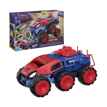 Αυτοκίνητο Hasbro Marvel: Spider-Man Brand New Day - 2 in 1 Super Chompin'Tank Vehicle