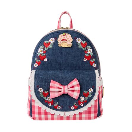 Loungefly : Strawberry Shortcake - Faux Denim Mini Backpack