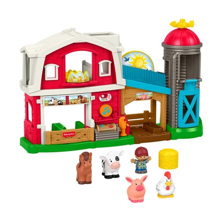 Διαδραστικό Σετ Fisher-Price: Little People Farm Life - Big Farm with Sounds