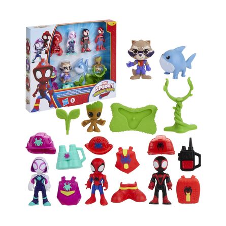 Φιγούρες Δράσης  Hasbro Marvel: Spidey And His Amazing Friends Rescue Webs - Rescue Spidey and Crew Figures (G3149)