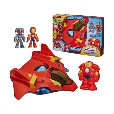 Φιγούρα Δράσης Hasbro Marvel: Iron Man & His Awesome Friends - Giant-Sized Armor Jet Playsets (G1994)