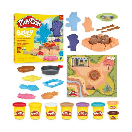 Hasbro Play-Doh: Clay Doh Play-Doh Bluey Goes Camping Playset