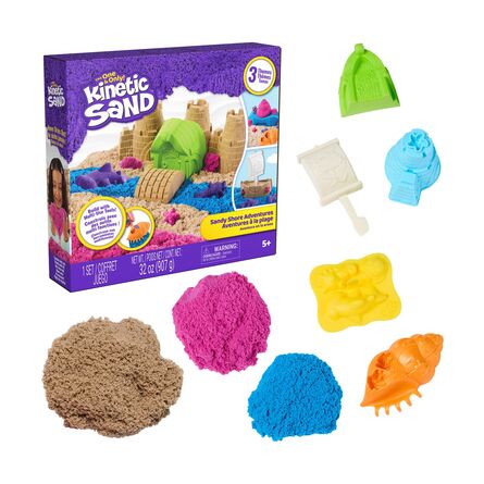 Σετ Δημιουργικού Παιχνιδιού Spin Master Kinetic Sand: Sandy Shore Adventures
