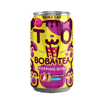 Boba Cat Popping Boba Passion Fruit Lychee