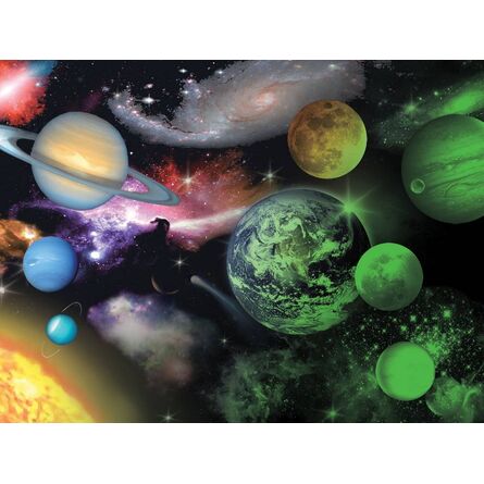 12513 Glowpuzzle 100pcs Solar System