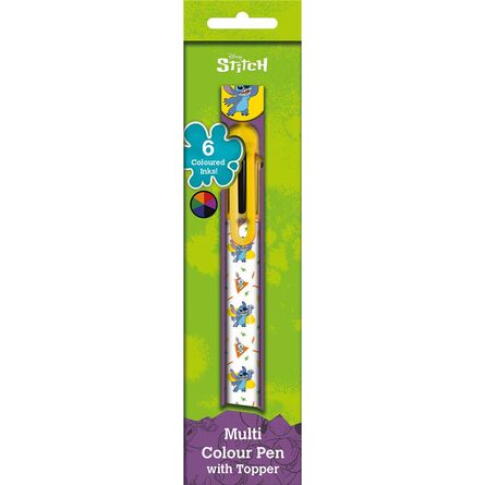 Στυλό με 6 Χρώματα Lilo & Stitch (Best Buds) Multi Colour 6-In-1 Pen