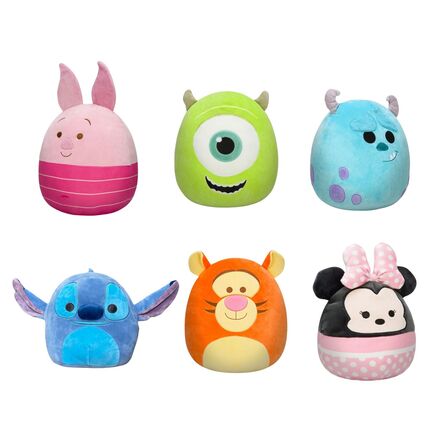 Λούτρινο Disney Squishmallows W1B (Stitch,Minnie,Tiger,Piglet,Mike,Sulley) 1τμχ Τυχαία Επιλογή