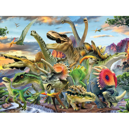 Παζλ 3D 13741 Howard Robinson - Dinosaurius 100 Κομμάτια