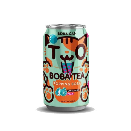 Boba Cat Popping Boba Cantaloupe and Pear