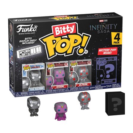 Φιγούρες Funko Bitty Pop! Iron Man War Machine, Vision, Ultron & Mystery