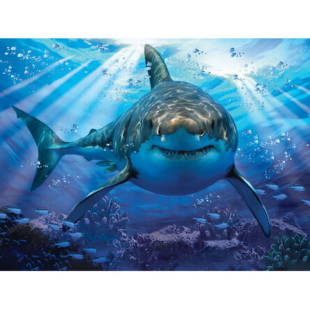 Puzzle 16001 3D 1000 Howard Robinson - Great White Shark 1000 Pieces