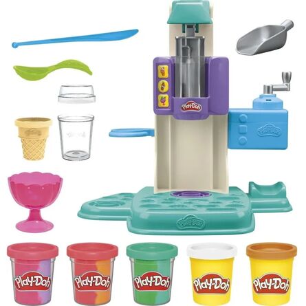 Hasbro Play-Doh: Rainbow Swirl Ice Cream Playset (G0028)