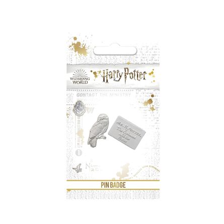Harry Potter Hedwig and Letter Pin Badge