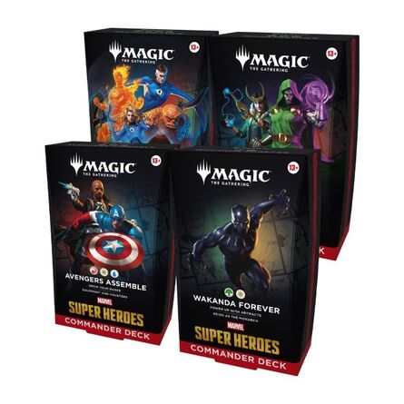 Marvel Super Heroes En Commander Deck