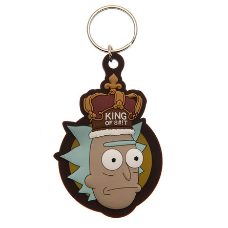 Μπρελόκ Rick and Morty PVC Keychain King of S**t Keychain