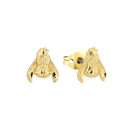 Disney Couture Winnie the Pooh Gold-Plated Eeyore Character Studs