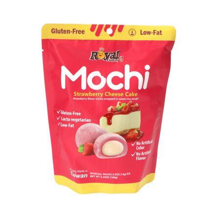 Royal Family Strawberry Cheesecake Mochi