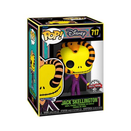 Φιγούρα Funko Pop! The Nightmare Before Christmas - Jack Skellington with Snake Blacklight (Special Edition)