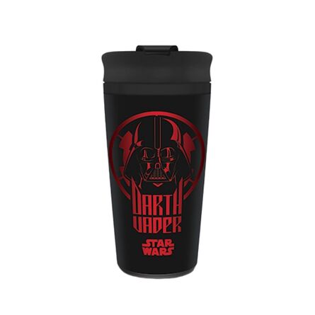 Ποτήρι Ταξιδίου Star Wars Darth Vader Black Red Metal