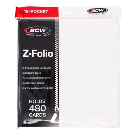 Άλμπουμ Καρτών Z-Folio 12 Pocket  LX Album White