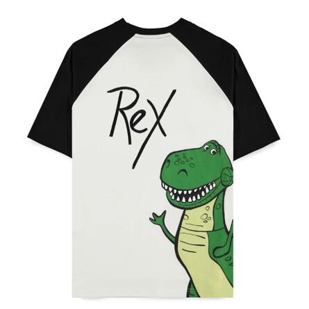 Toy Story Raglan Short Sleeved Rex T-shirt