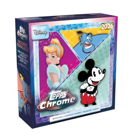 Topps 2026 Chrome Dinsey PC Mega Box