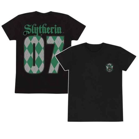 Harry Potter Quidditch Slytherin Black T-shirt