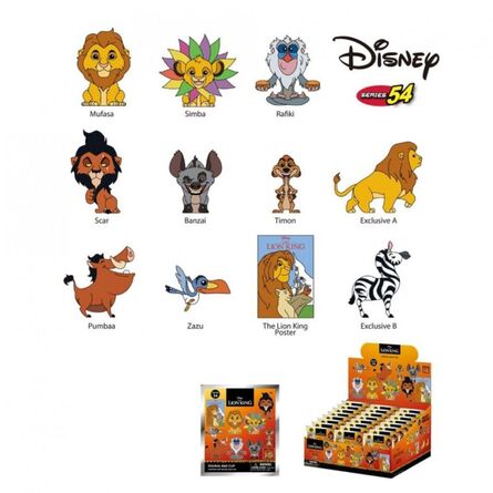 Φιγούρα/Μπρελόκ Disney Lion King 3D Bag Clip (Τυχαία Επιλογή)  (1pc)