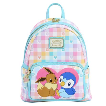 Τσάντα Πλάτης Loungefly Pokemon: Piplup And Eevee Friends Mini Backpack