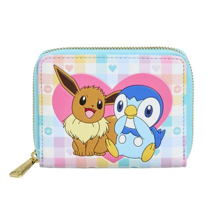 Πορτοφόλι Loungefly Pokemon: Piplup And Eevee Friends Zip Arround