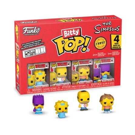 Φιγούρες Funko Bitty Pop! 4-Pack The Simpsons Maggie Simpson, Homer Simpson, Barney Gumble, Bartman